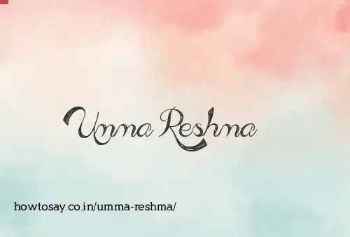 Umma Reshma