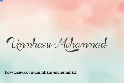 Ummhani Muhammad