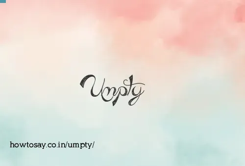 Umpty