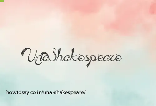 Una Shakespeare