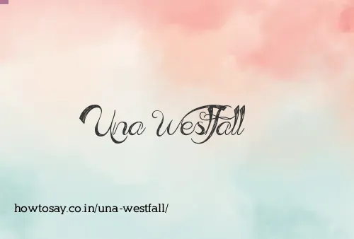 Una Westfall
