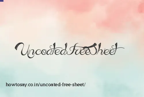 Uncoated Free Sheet