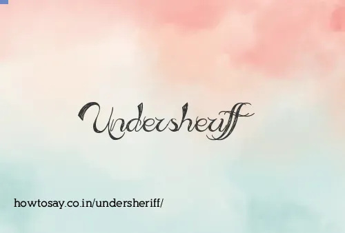 Undersheriff