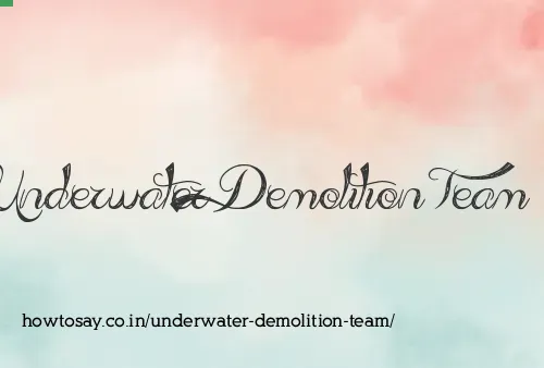 Underwater Demolition Team