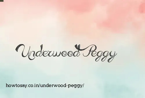Underwood Peggy
