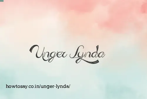 Unger Lynda