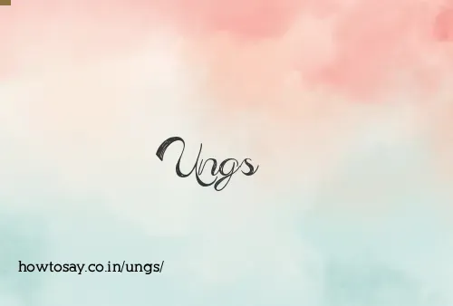 Ungs