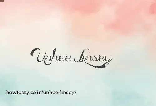 Unhee Linsey