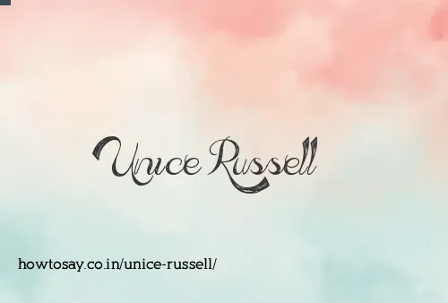 Unice Russell