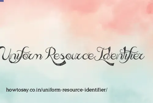 Uniform Resource Identifier