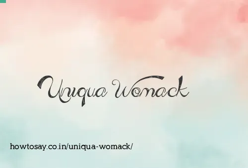 Uniqua Womack