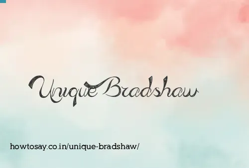 Unique Bradshaw