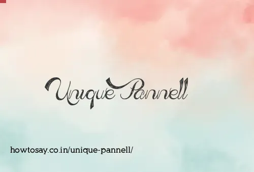 Unique Pannell