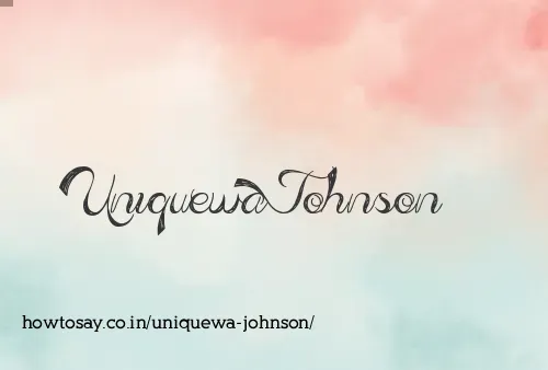 Uniquewa Johnson