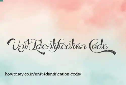 Unit Identification Code