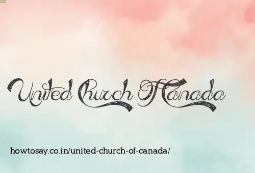 United Church Of Canada