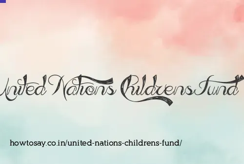 United Nations Childrens Fund