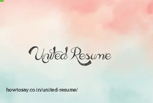 United Resume