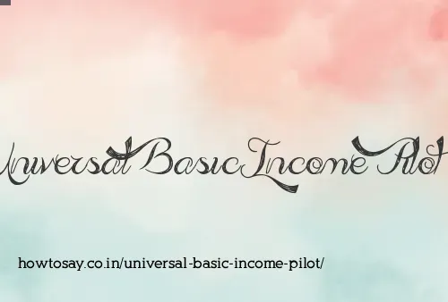 Universal Basic Income Pilot