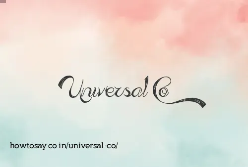 Universal Co