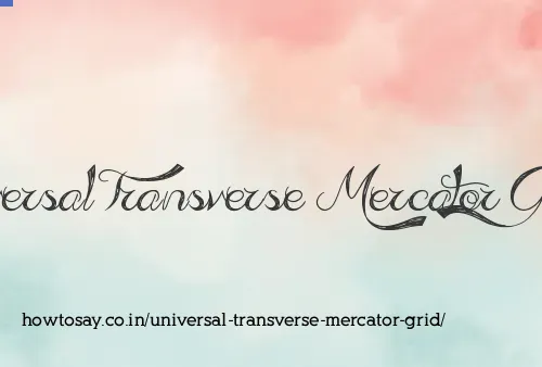 Universal Transverse Mercator Grid