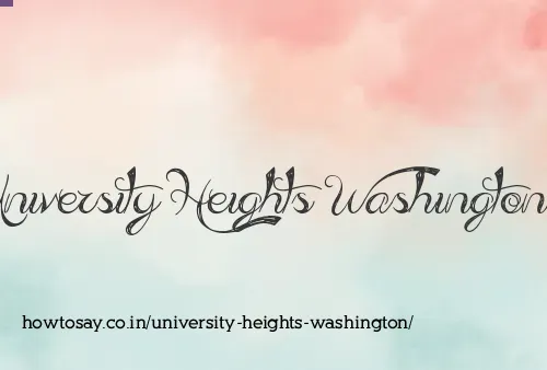 University Heights Washington