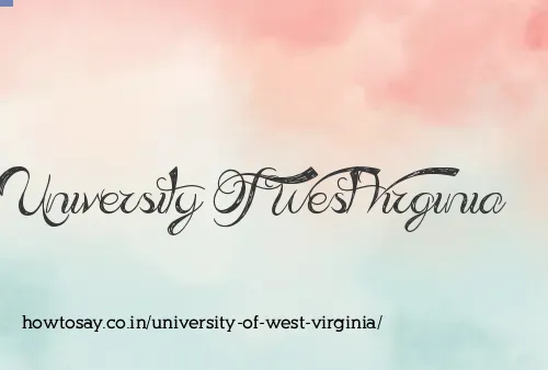University Of West Virginia