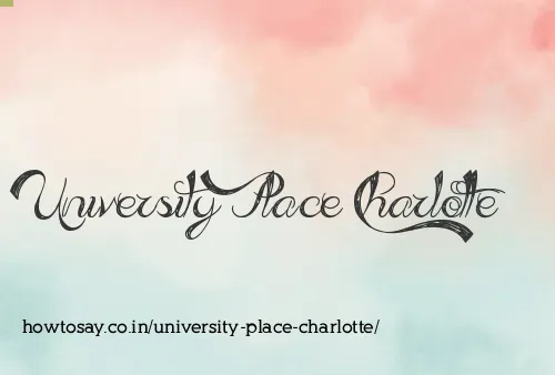 University Place Charlotte