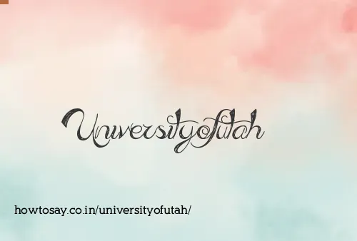 Universityofutah