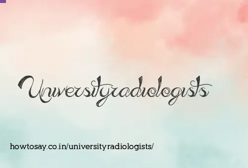 Universityradiologists