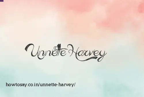 Unnette Harvey