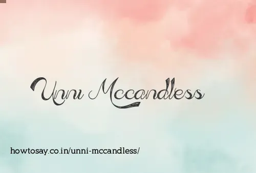 Unni Mccandless