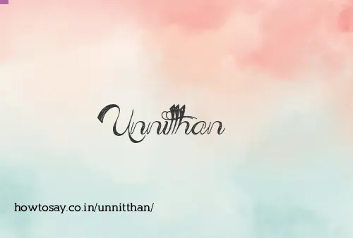 Unnitthan