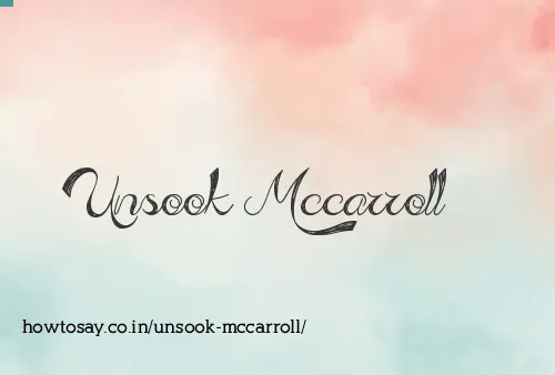 Unsook Mccarroll