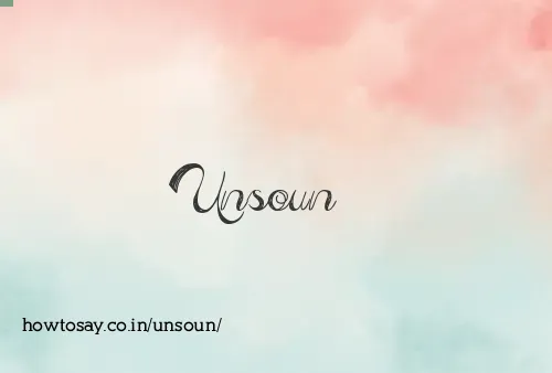 Unsoun