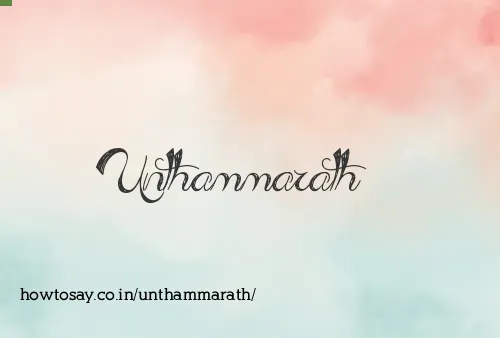 Unthammarath