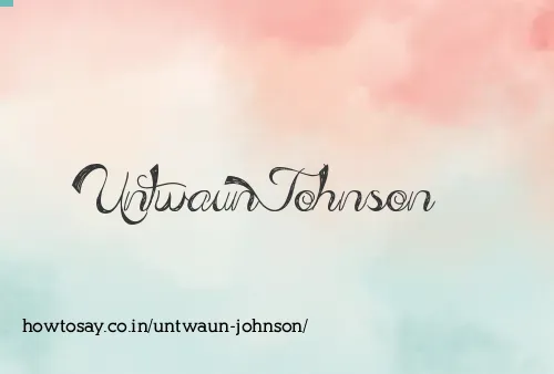 Untwaun Johnson