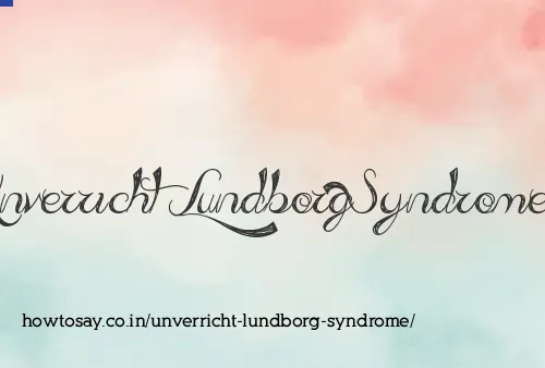 Unverricht Lundborg Syndrome