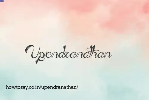 Upendranathan