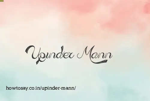 Upinder Mann