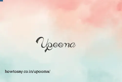 Upooma