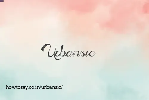 Urbansic