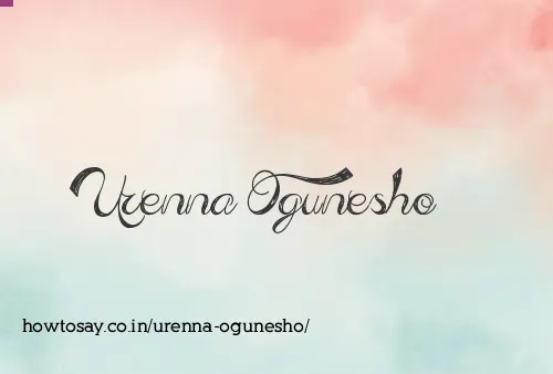 Urenna Ogunesho
