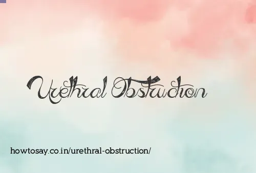 Urethral Obstruction
