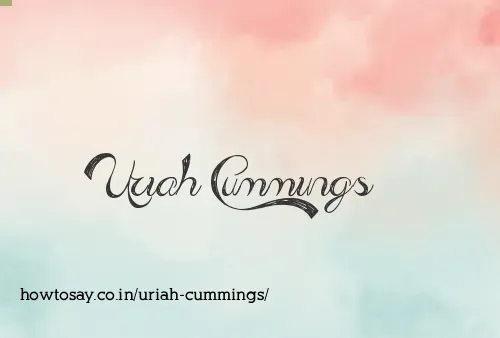 Uriah Cummings