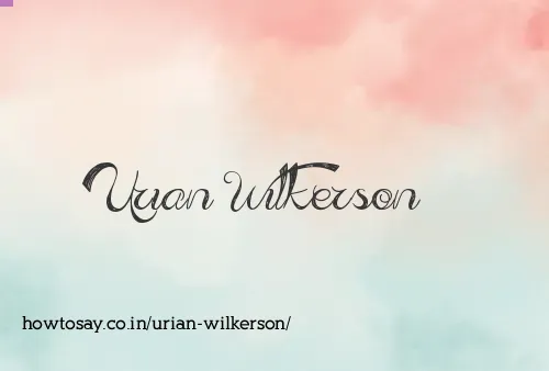 Urian Wilkerson