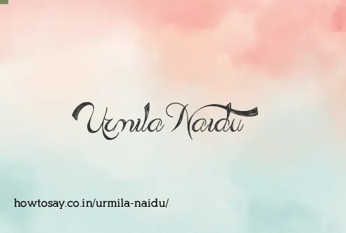 Urmila Naidu