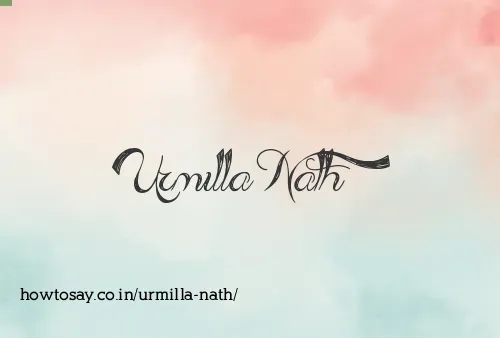 Urmilla Nath