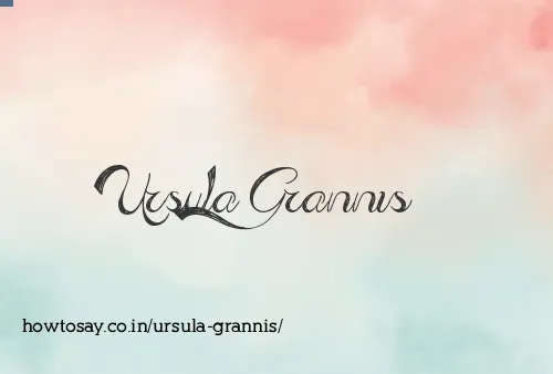 Ursula Grannis