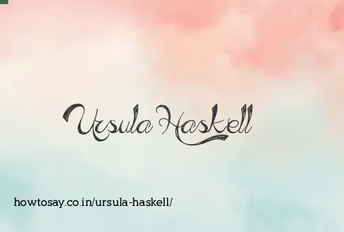 Ursula Haskell